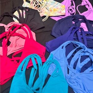Colorful swim tops  Collection